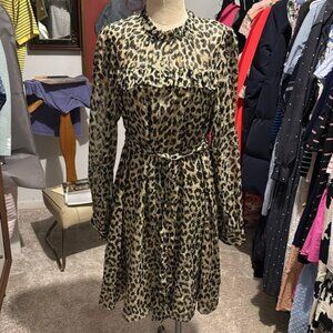 Kate Spade Metallic Leopard dress